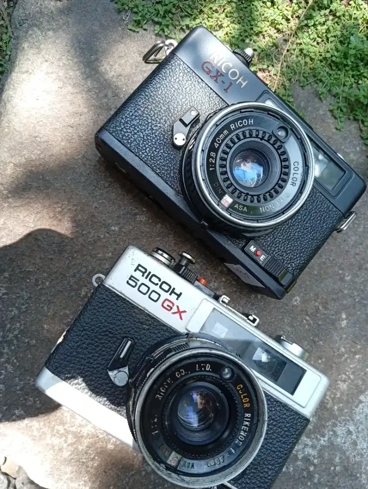 Diobral kamera analog RICOH GX1 dan 500gx