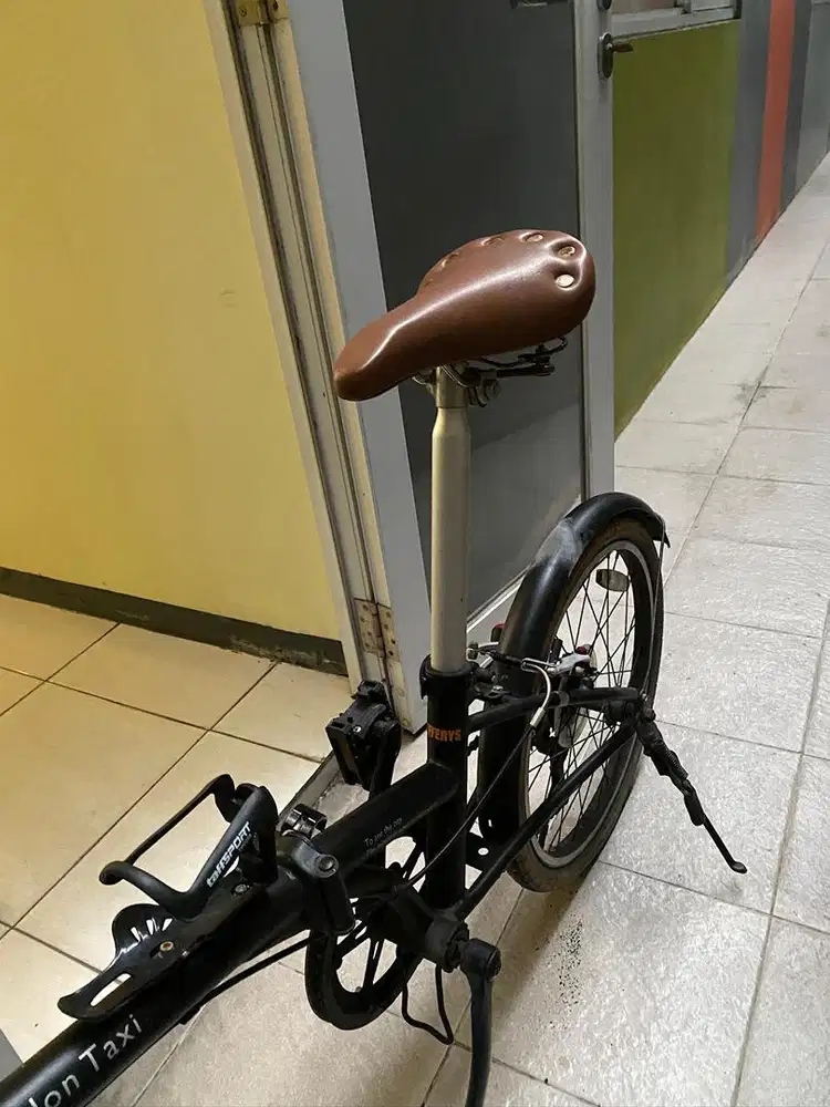 Sepeda Jefferys London Taxi Folding Bike 20ST – Black