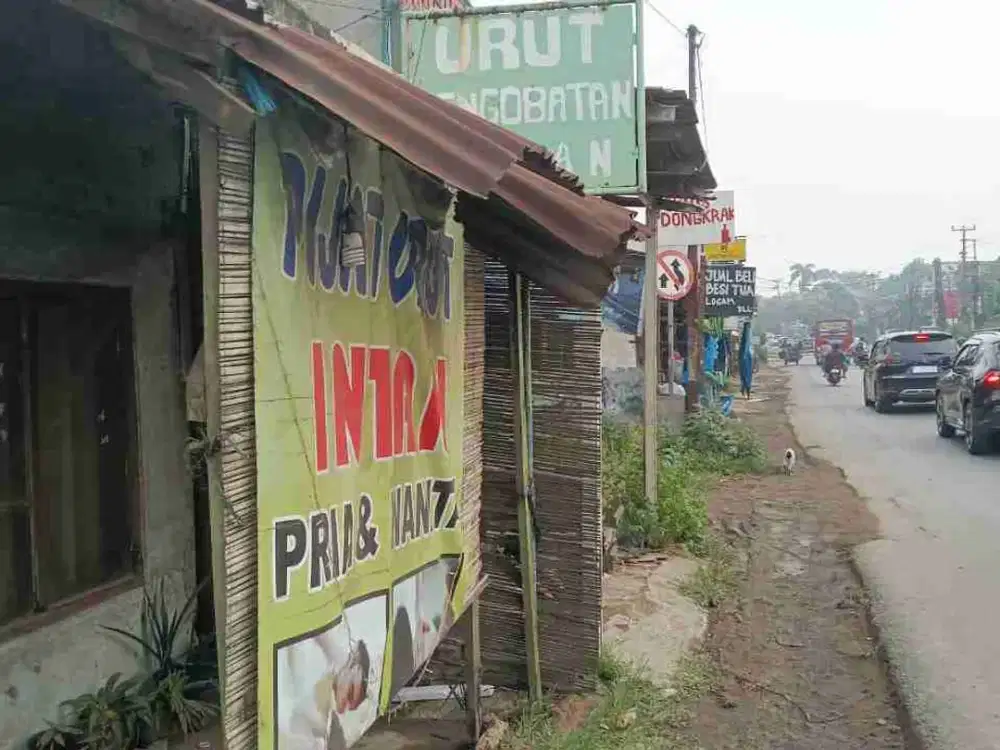 SUDAH Turun Sampai 7M , Jual Tanah BU di pinggir jalan raya Narogong Nempel Kota wisata.Cepat Sebelum Naik lagi