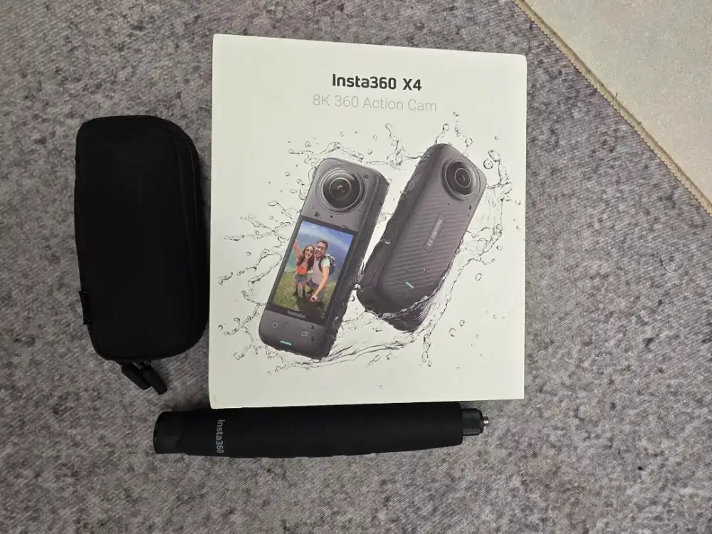 Kamera Insta360 X4 Kondisi Mulus