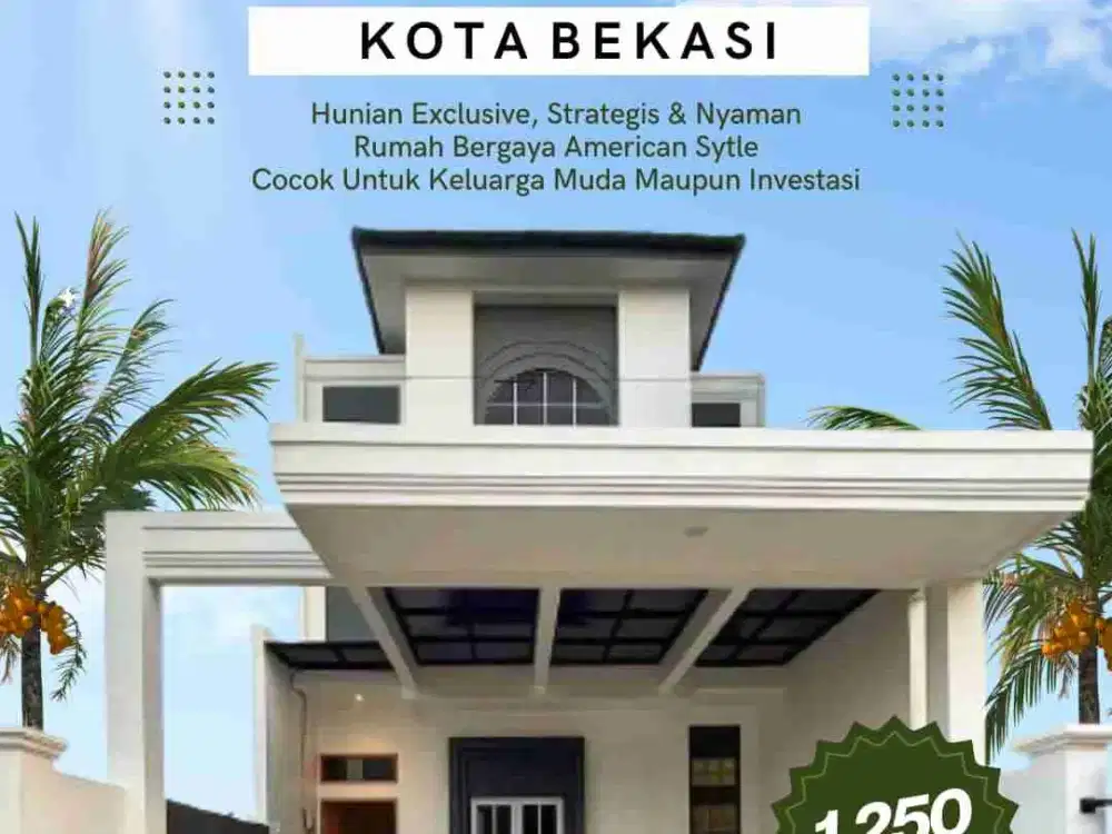 Rumah American Classic Eksklusif – Jatimakmur, Pondok Gede, Kota Bekasi