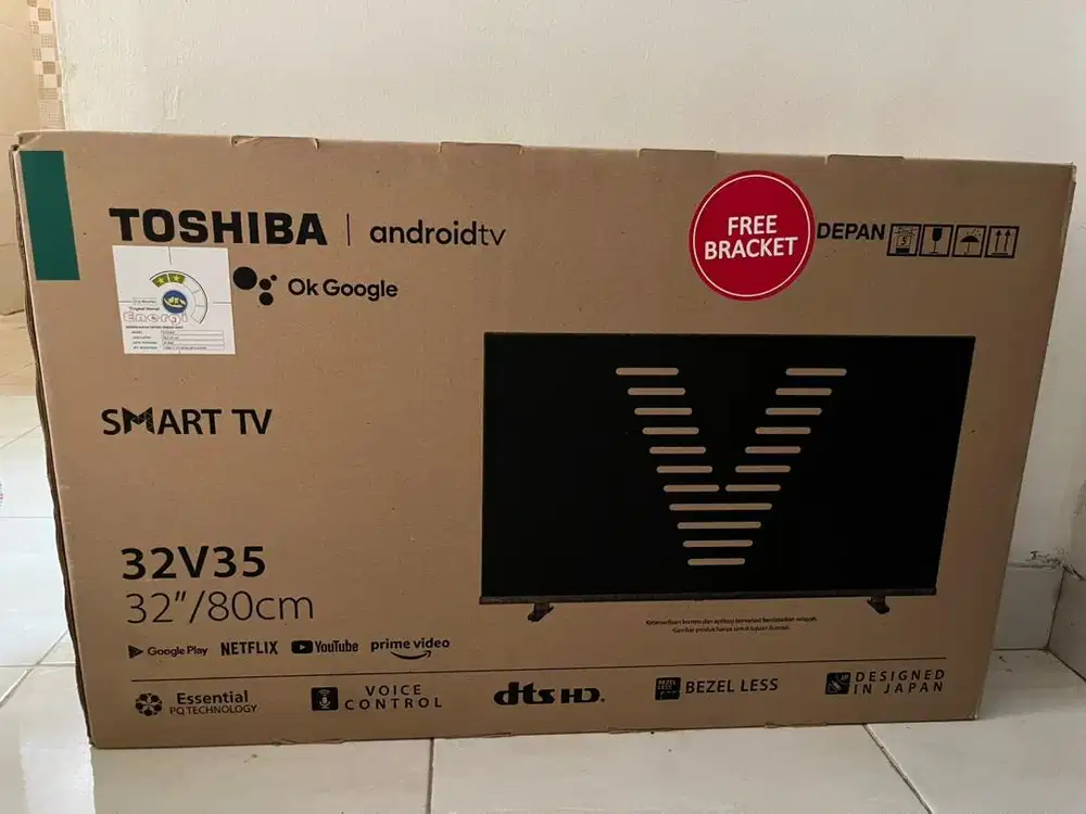 Toshiba 32V35 Android TV Gratis Bracket
