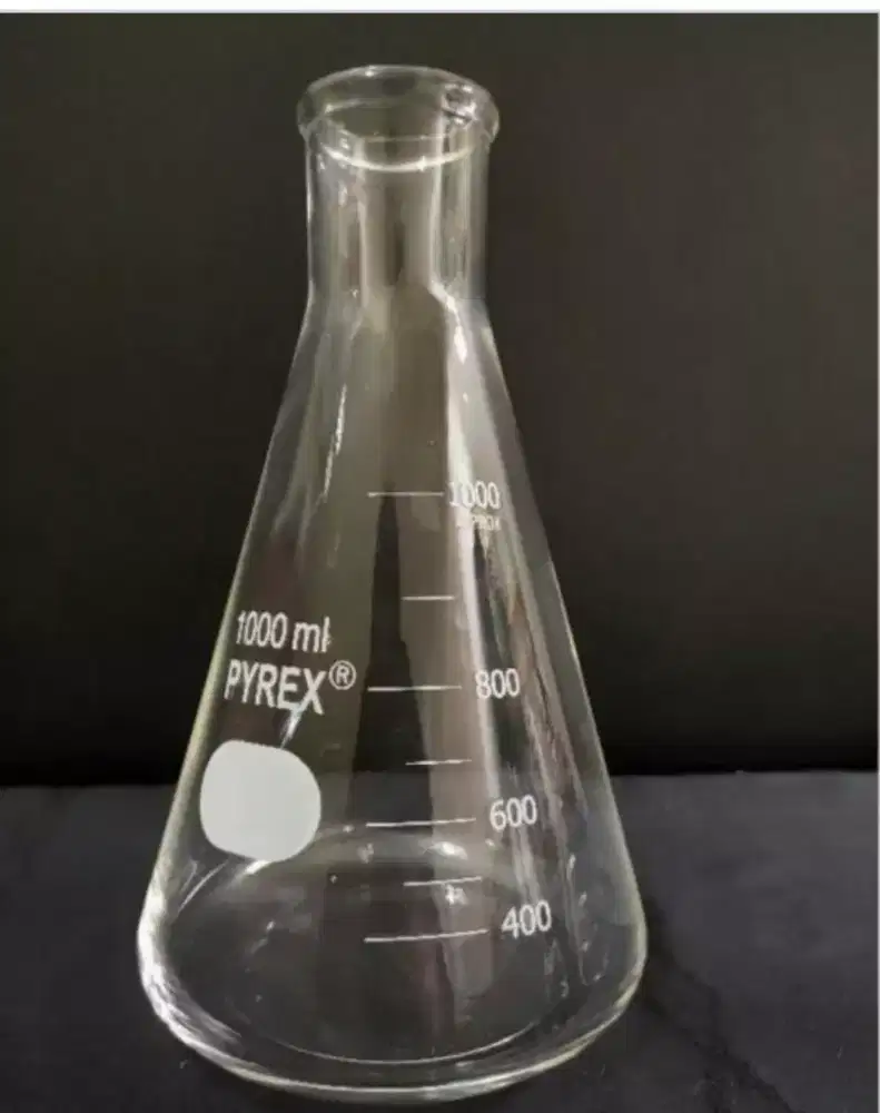 Gelas Ukur / Erlenmeyer 1000 ml Pyrex