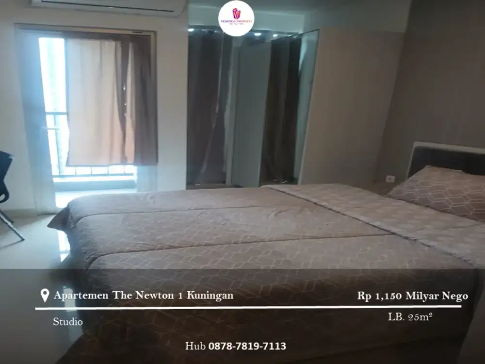 Dijual Apartement The Newton 1 Kuningan Type Studio Full Furnished