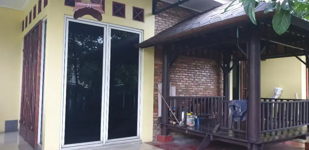 Rumah nyaman,asri,sejuk,ada saung