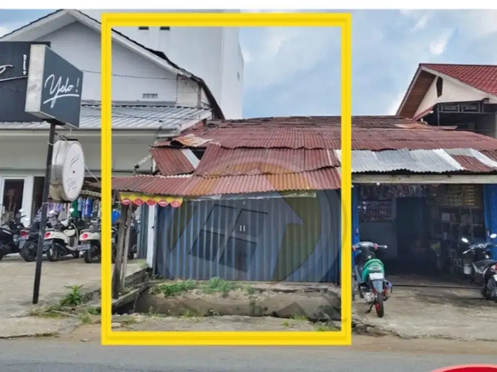 Beli tanah bonus kios lama di jl putri chandramidi, lokasi rame