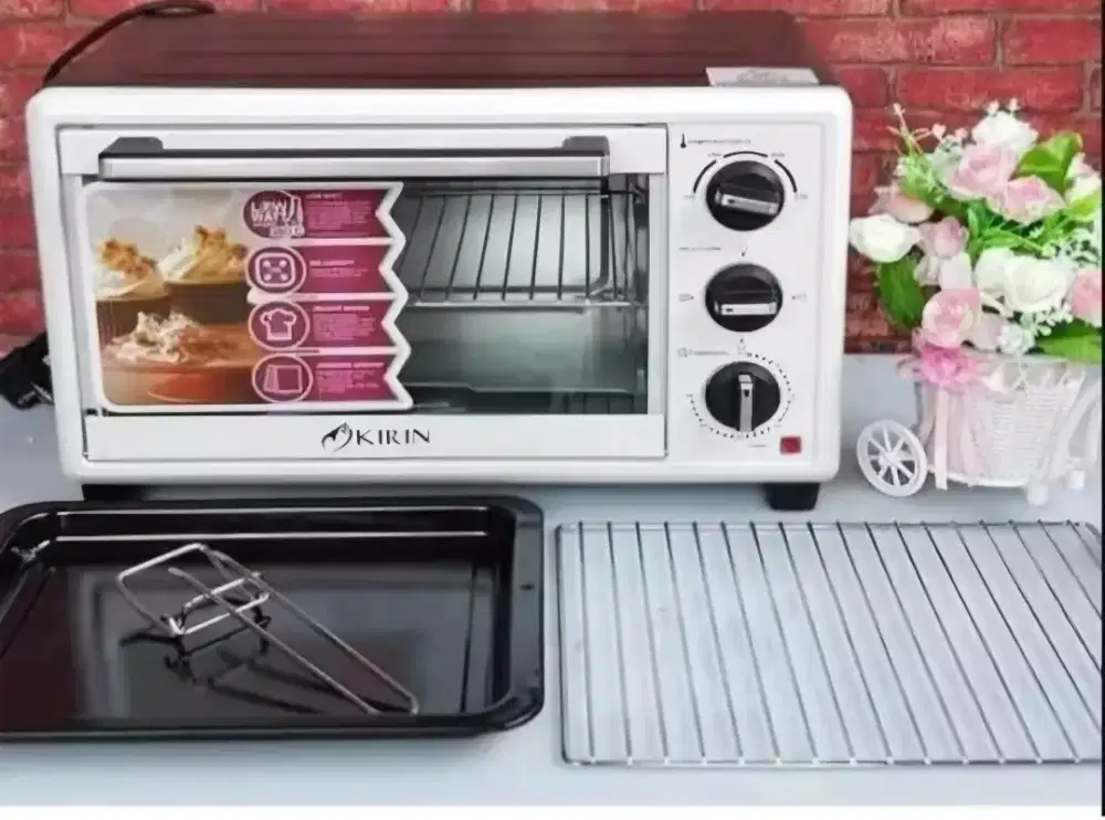 Oven Listrik Kirin KBO 190 LW Kapasitas 19 liter preloved