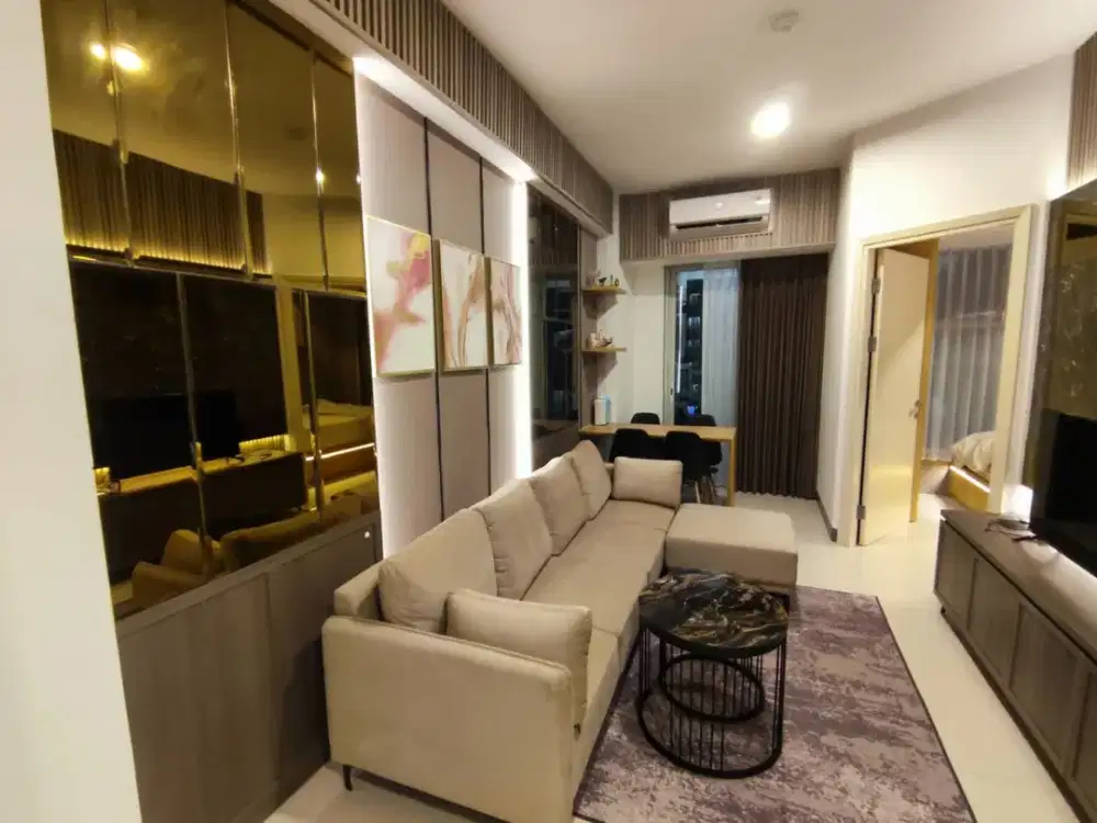 Disewakan Apartemen Benson Pakuwon Tipe 2BR Siap Huni Full Furnish Ada Balkon