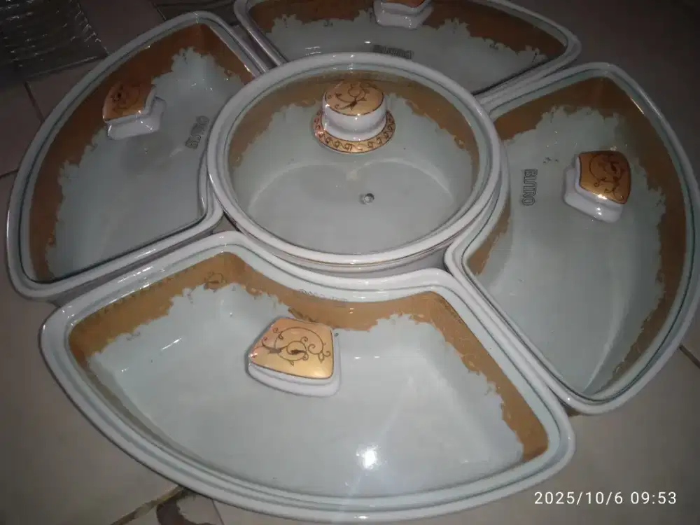 Piring prasmanan 1set merk bistro