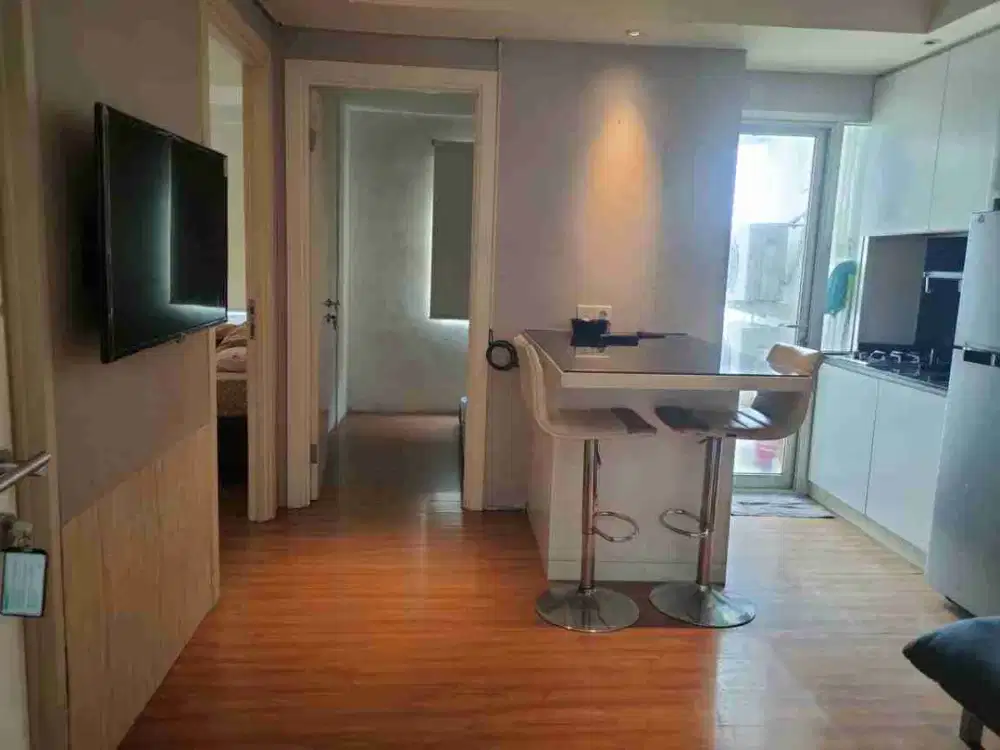 di sewakan 2br full furnish tower 1 luas 42m apartemen green lake sunter