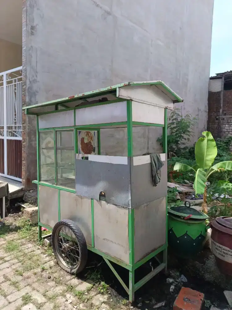 Gerobak dorong jualan