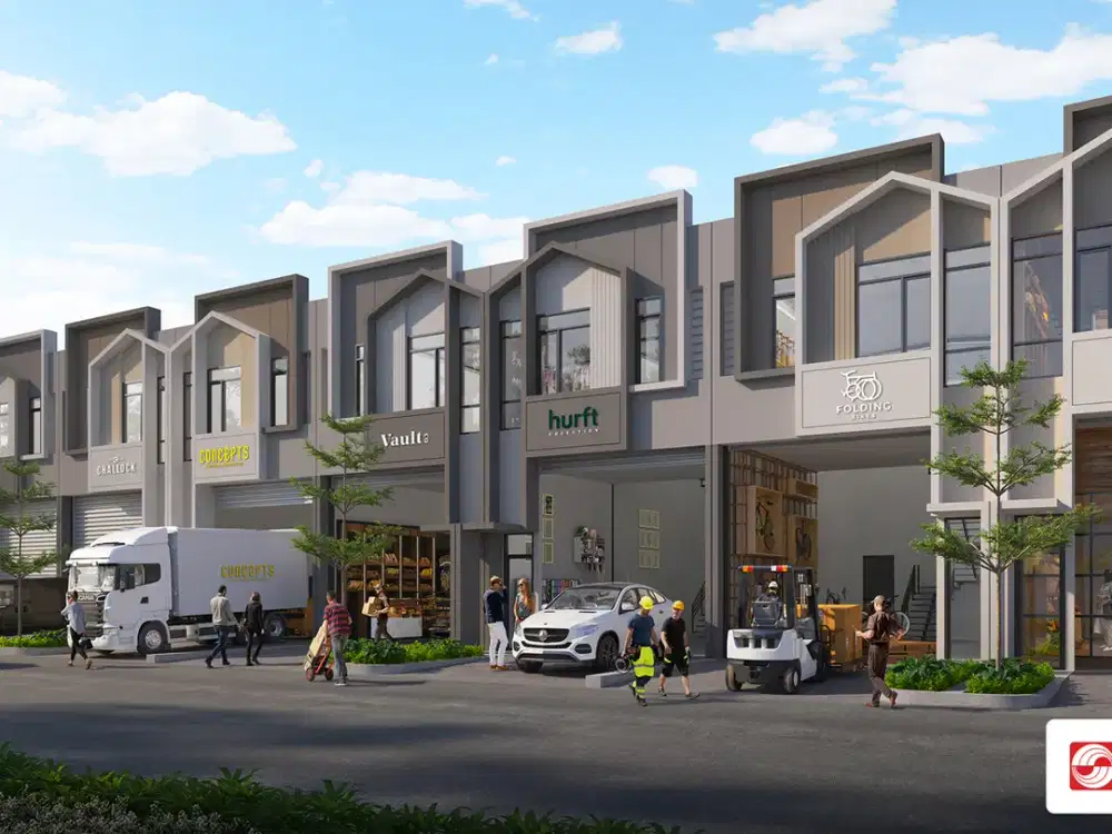 Gudang Taman tekno Lt. 540m2 ada office, BSD city tangerang