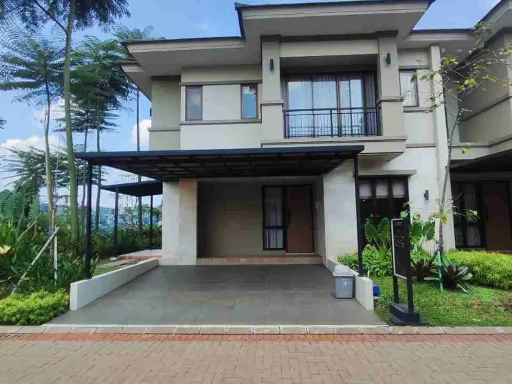 Dijual Rumah Mewah Hoek Full Furnished Dalam Cluster Dekat Pintu Tol di Kota Depok