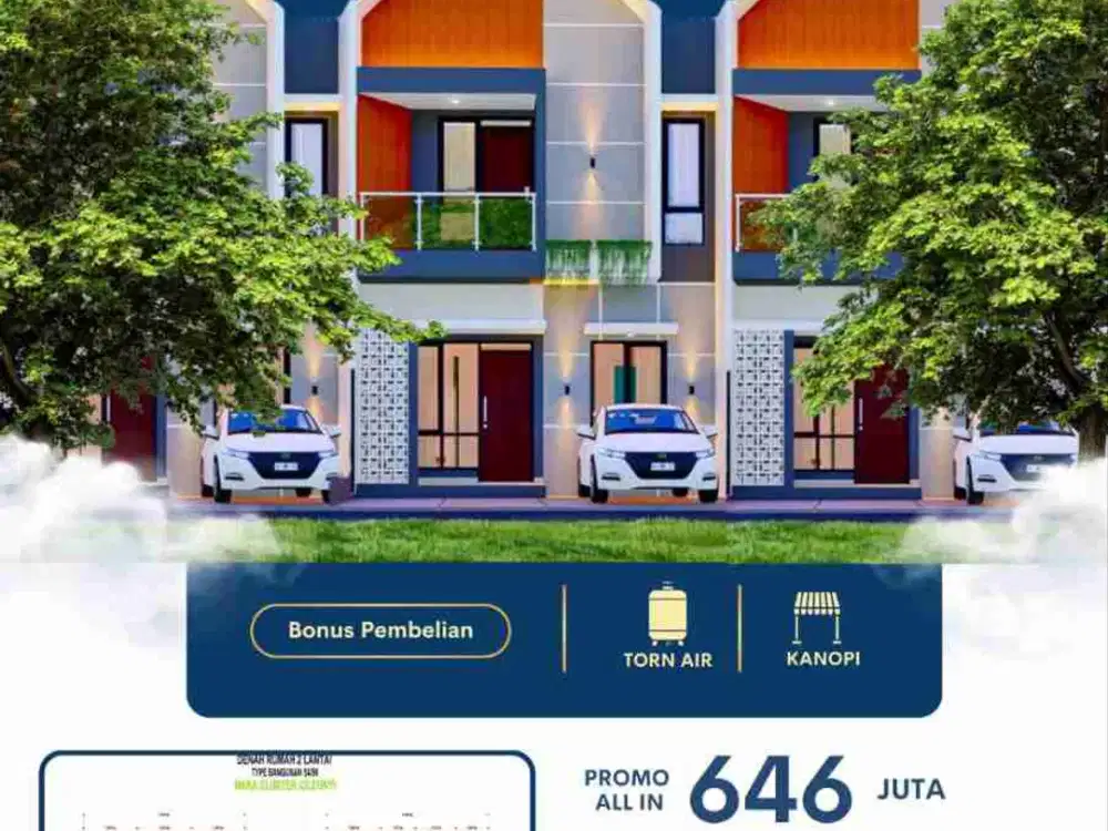 Rumah 2 Lantai Siap Bangun di Nara Cluster Cileunyi – Tipe 54/90, Lokasi Strategis!