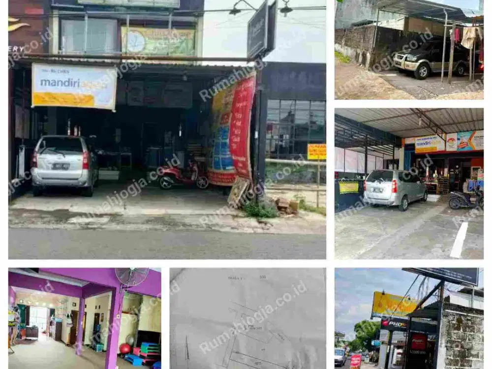 ruko usaha pinggir jalan raya Kaliurang KM 8