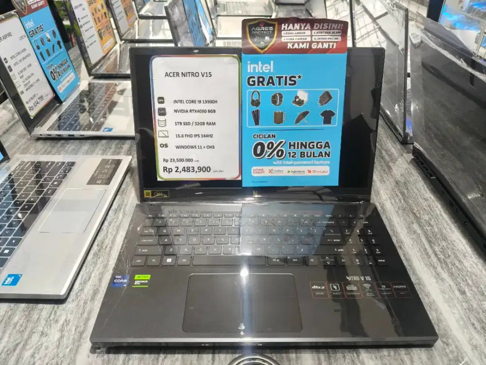 Acer Nitro V15 i9 13900H RAM 32GB SSD 1TB RTX4060 8GB