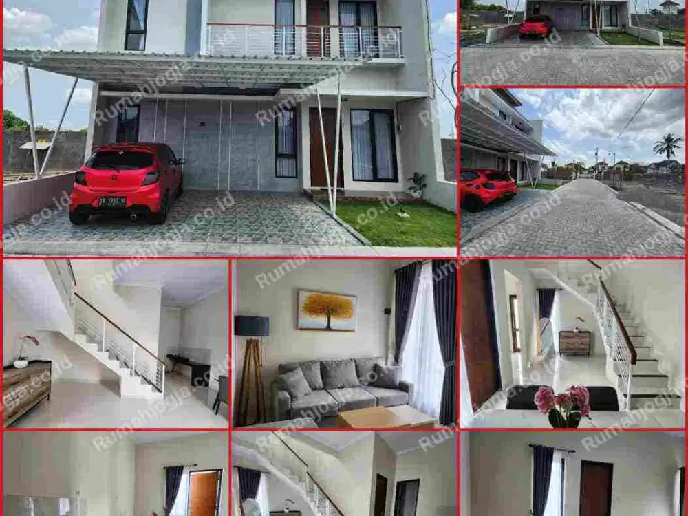 rumah 2 lantai sangat strategis dlm perumahan gamping