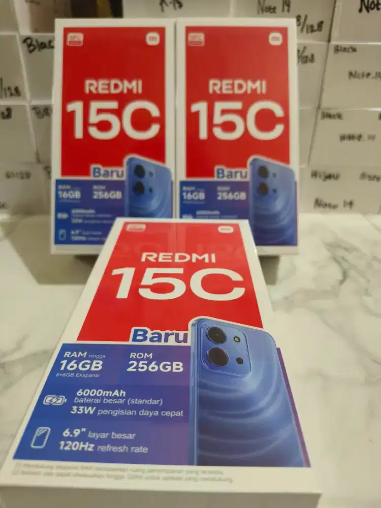 Redmi 15C 8+8/256 ready bergaransi resmi