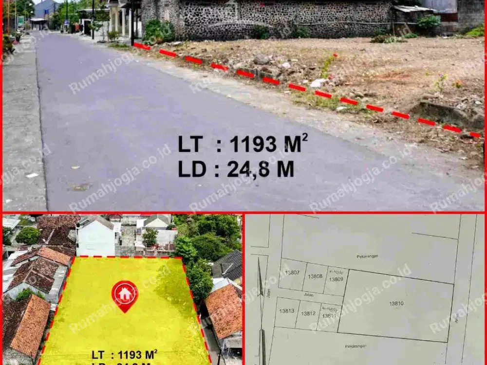 tanah sangat strategis purwomartani cocok kavling atau cluster