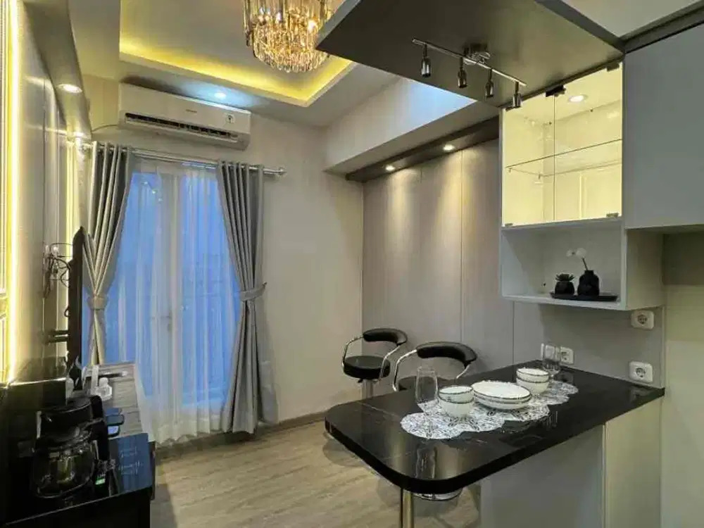 Disewakan Unit Apartemen Podomoro Golf View. Tipe 2 Bedroom. Full Furnished. Free IPL. Cimanggis, Depok.
