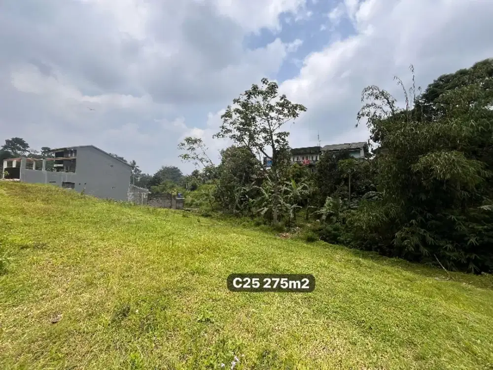 Tanah 275 Meter Persegi Akses Mudah dekat tol di puncak