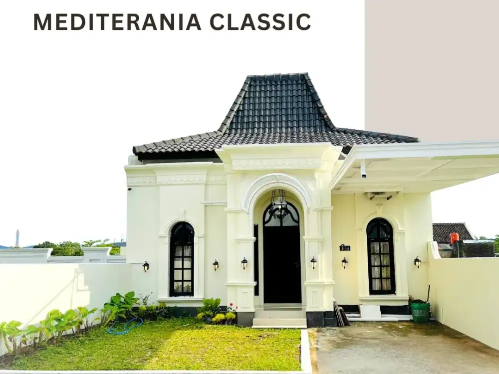 Terbaik di Prambanan, Rumah Style Mediterania Fitur SMARTHOME