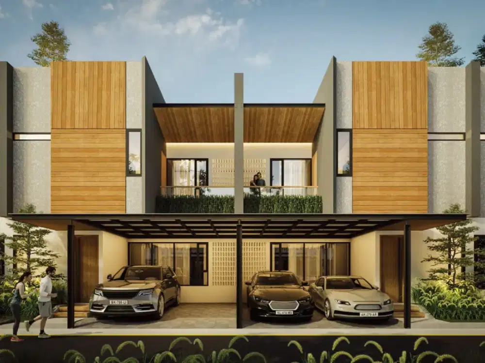 Villa di Komplek Casa Arcadia ( Jalan Persatuan / Kapten Muslim )