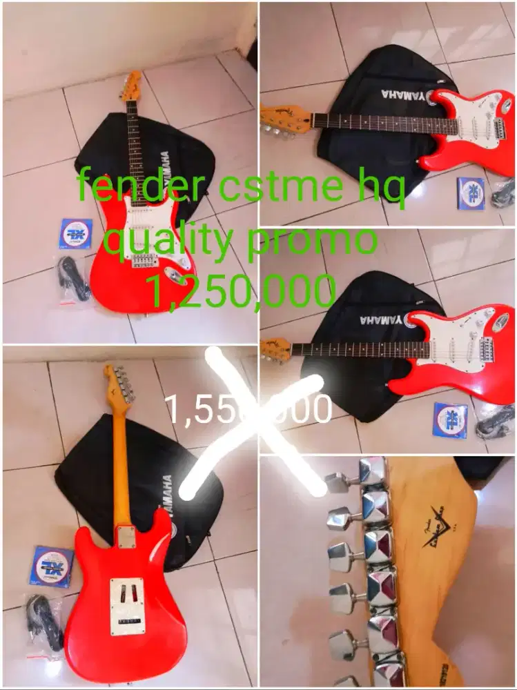 Gitar listrik fender Stratocaster cstme hq quality