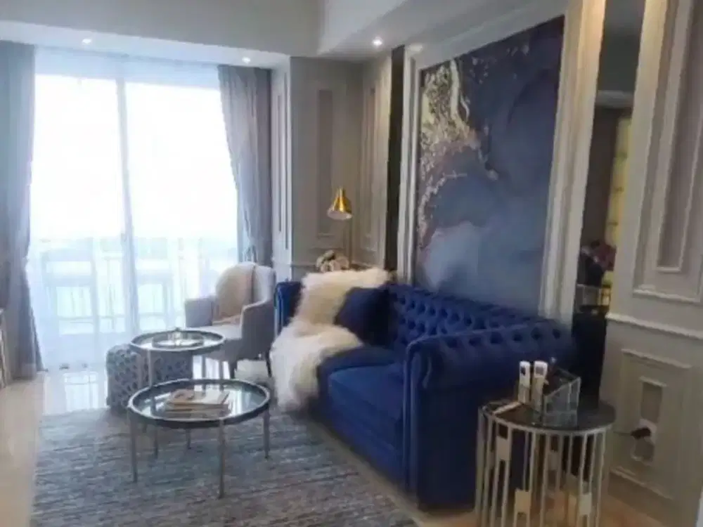 DIJUAL 3 BEDROOM APARTEMEN CASA GRANDE SEMI FURNISHED CITY VIEW