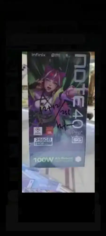 Infinix note 40 pro plus 5G ram 12gb layar lengkung + wireless charger