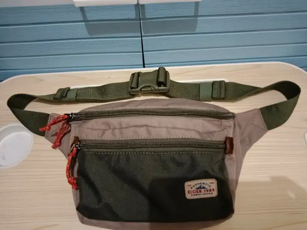 Tas Waistbag/Selempang/Pinggang Merk EIGER 100% ORIGINAL Uk37x11x16cm