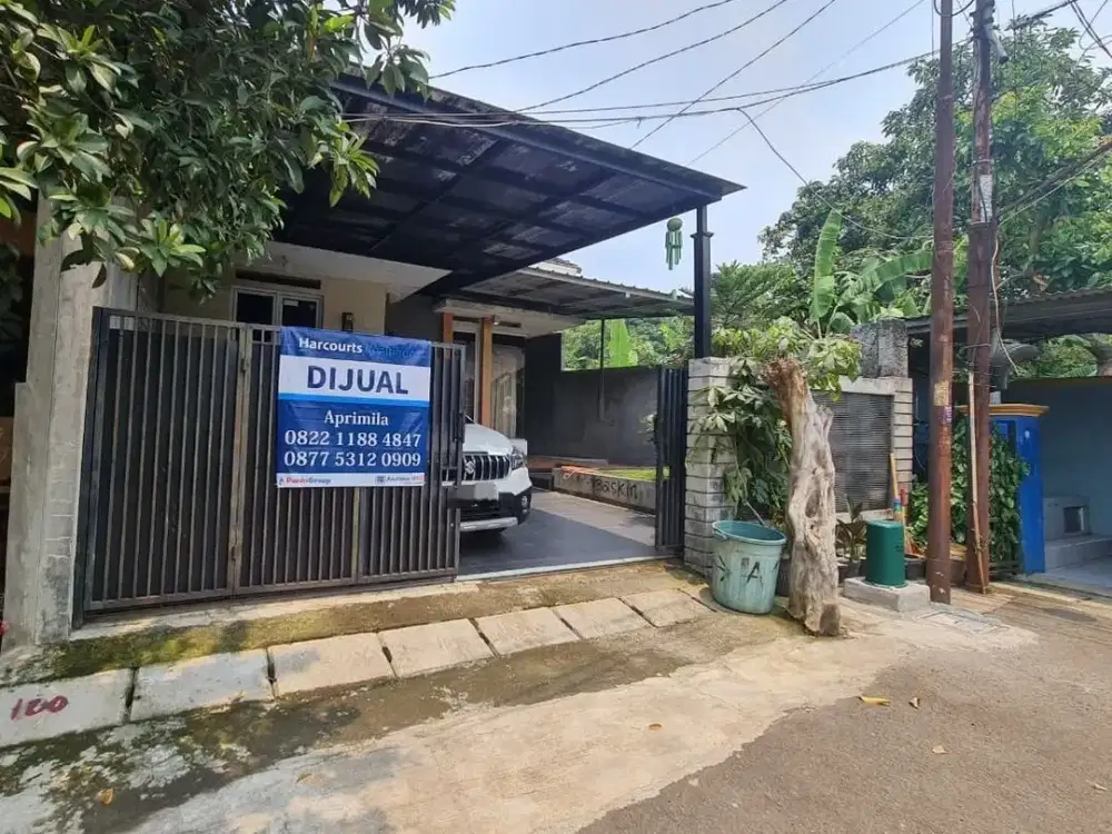 Dijual Rumah Luas 135 m² di Perumahan Pakujaya Permai, dekat Alam Sutera