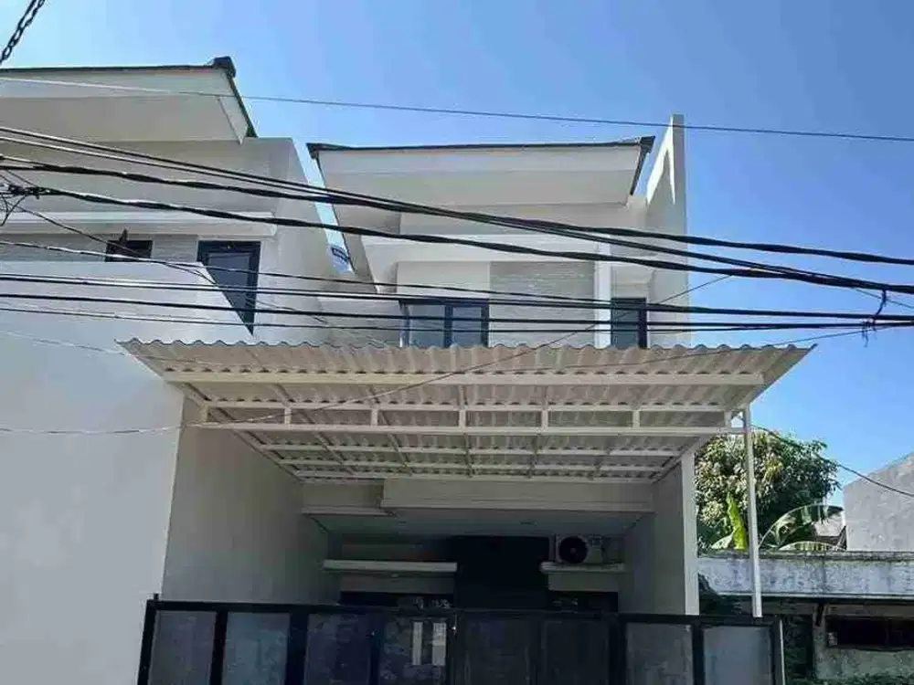 RUMAH BARU 2 LANTAI MINIMALIS DIJUAL MURAH LOKASI DI KUTISARI INDAH UTARA KEC. TENGGILIS