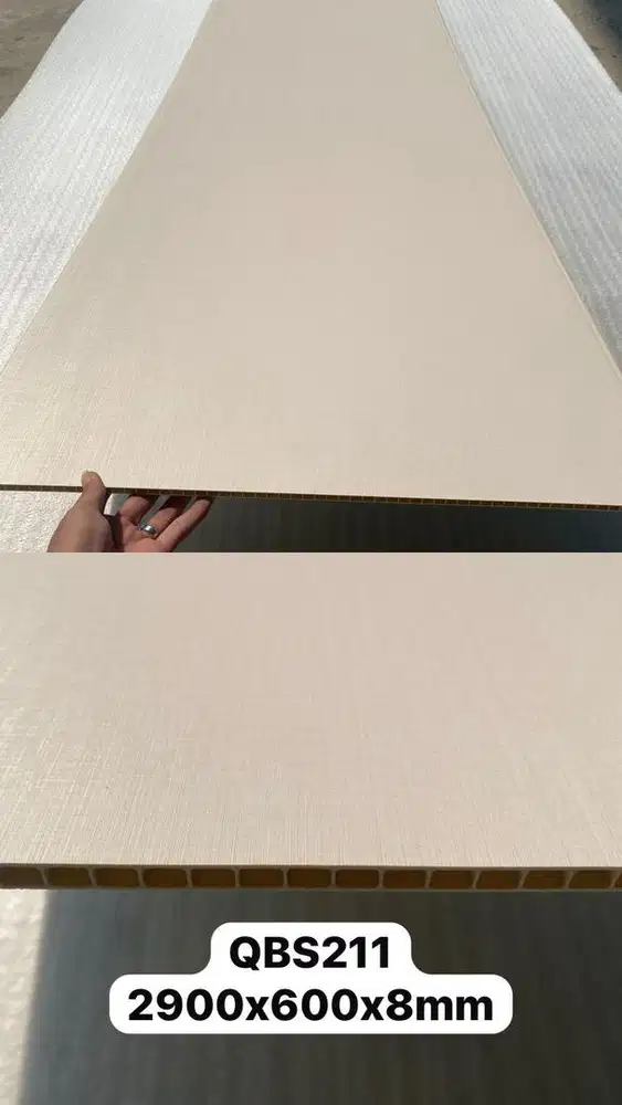 Wallboard dinding PVC 60x290 cm/ Wallpanel flat indoor bahan premium