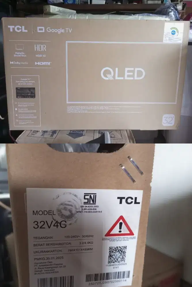 LED TCL GOOGLE TV 32V4C NEW