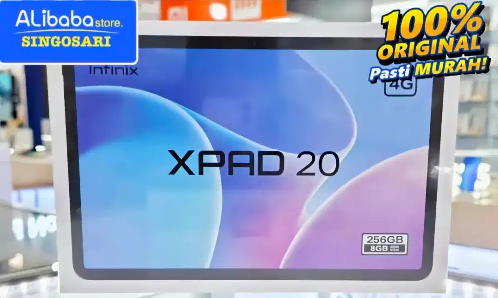 TERBARU! Infinix Xpad 20 4G LTE RAM 16/256 GB: GARANSI RESMI 1 Tahun!
