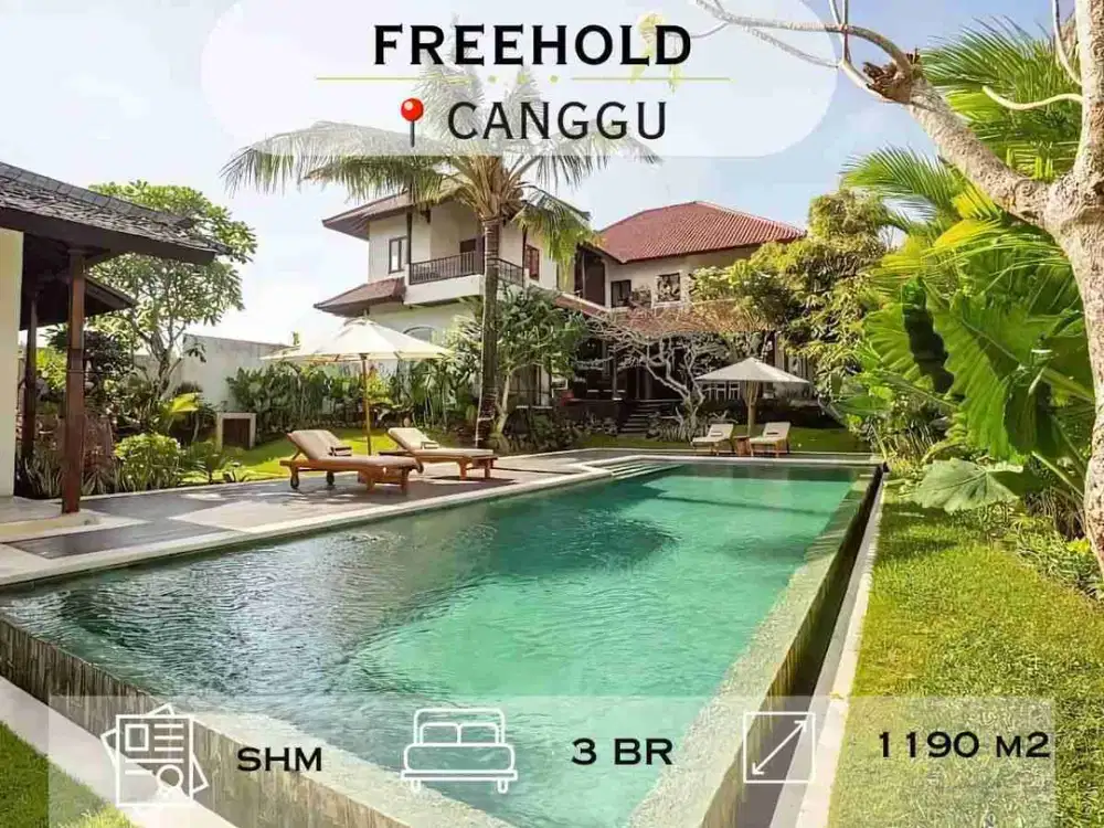 Villa Mewah Berawa Canggu – Dekat Beach Club & Sekolah Internasional