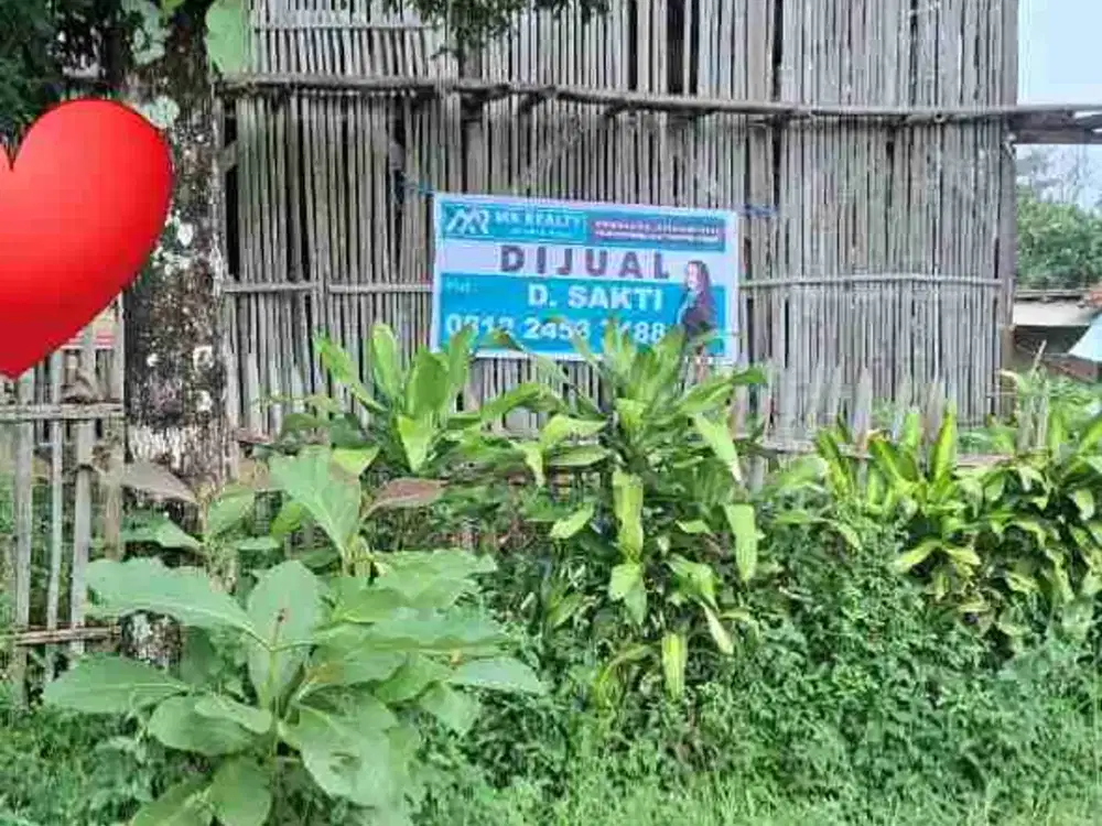 Tanah termurah Desa Baros Arjasari Bandung akses aspal Mainroad luas hadap timur