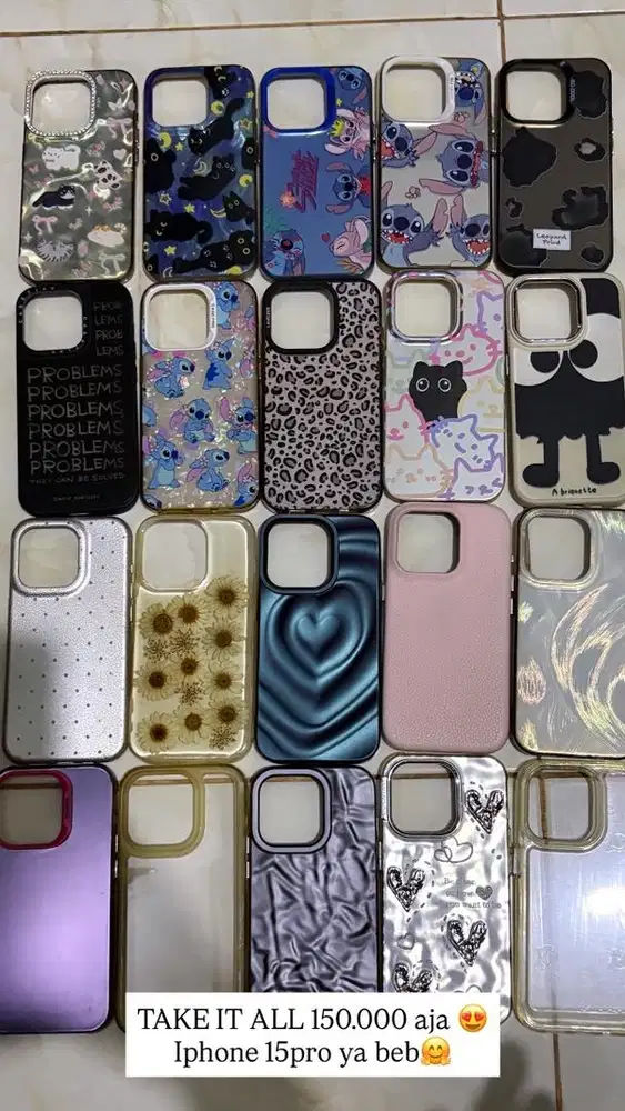 Case iphone 15pro borongan