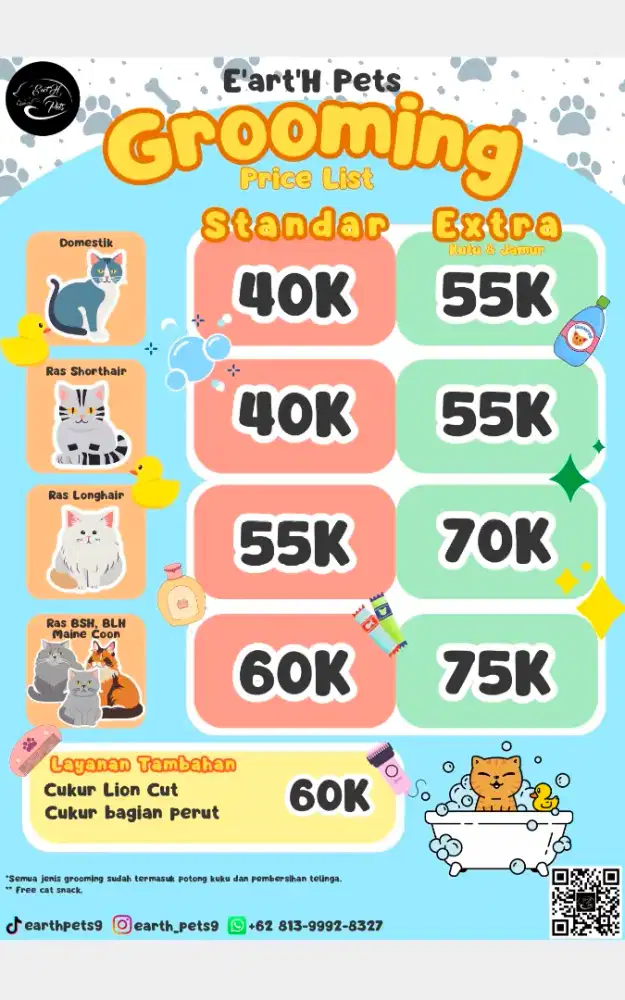 Grooming Kucing & Anjing