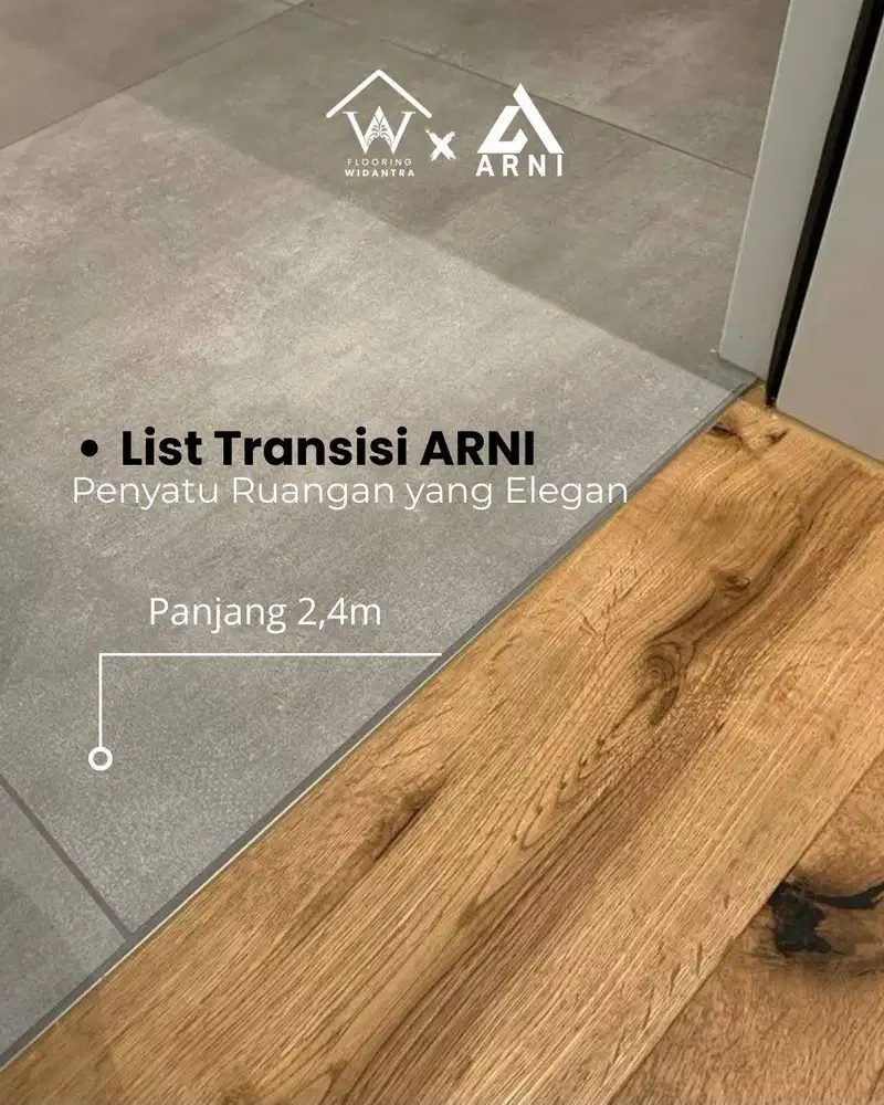 List transisi lantai vinyl/spc/parket