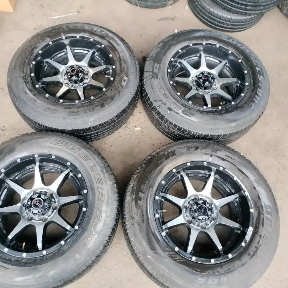 Velg tuff AT ring 17 pcd 6x139,7 ban 265/65 R17 4pcs