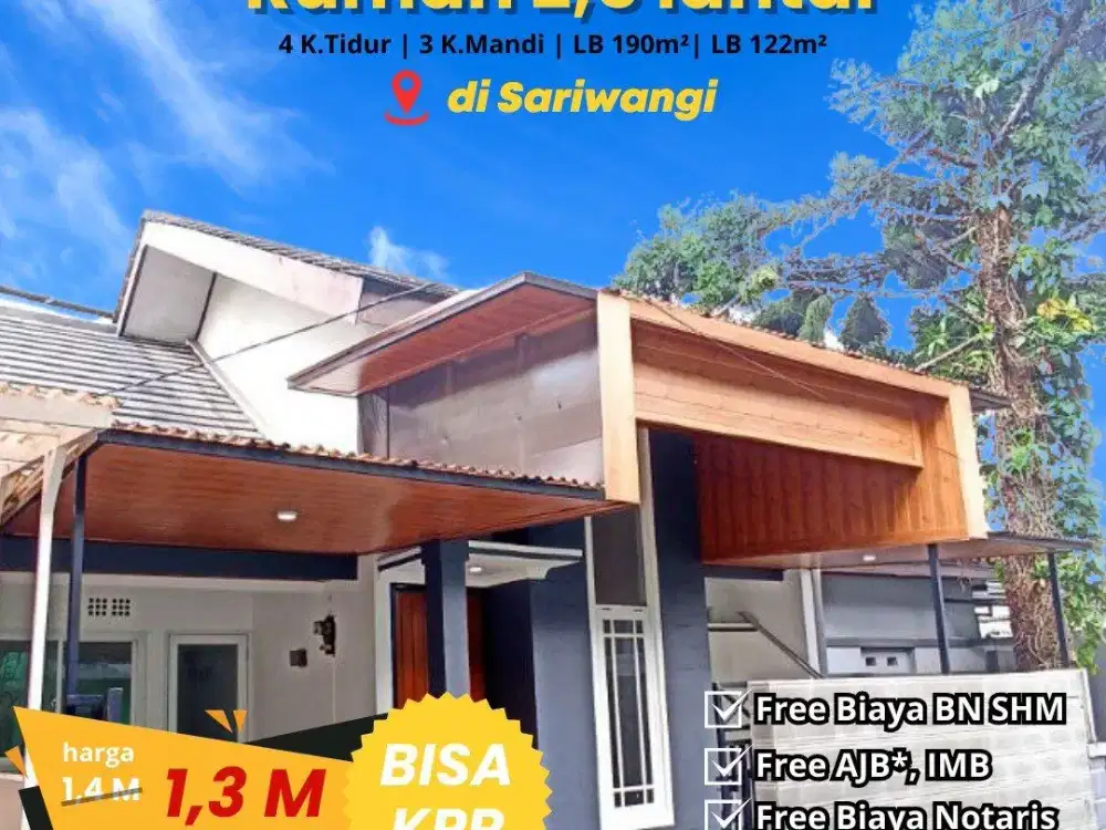 Dijual Cepat Rumah di sariwangi dkt setra duta setiabudi sudah shm