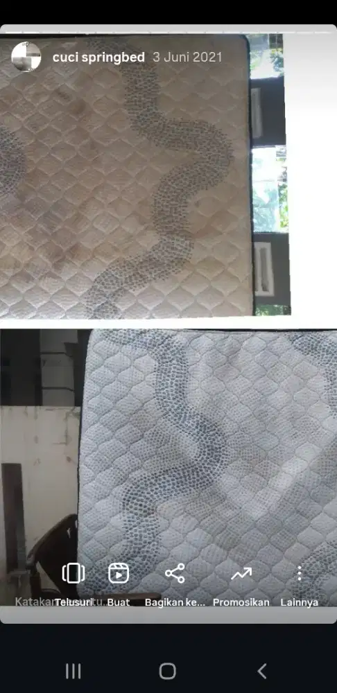 Jasa panggilan homeservis cuci laundry sofa springbed karpet kursi