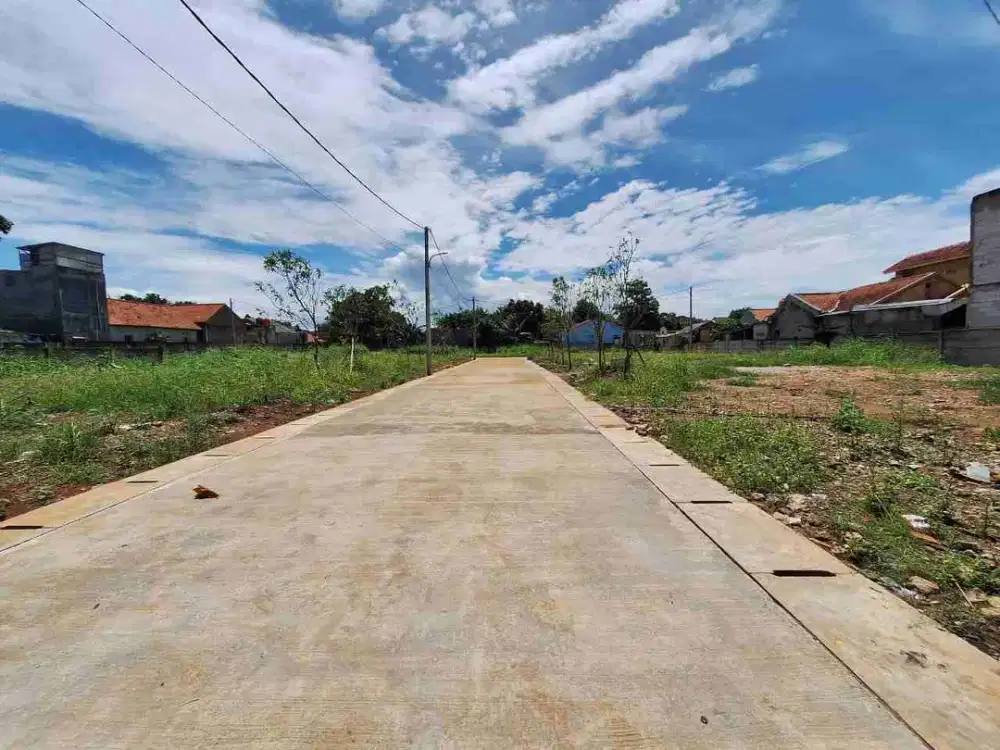 Tanah Kavling siap Bangun dlm Cluster hanya 3 Menit Akses Tol BSD