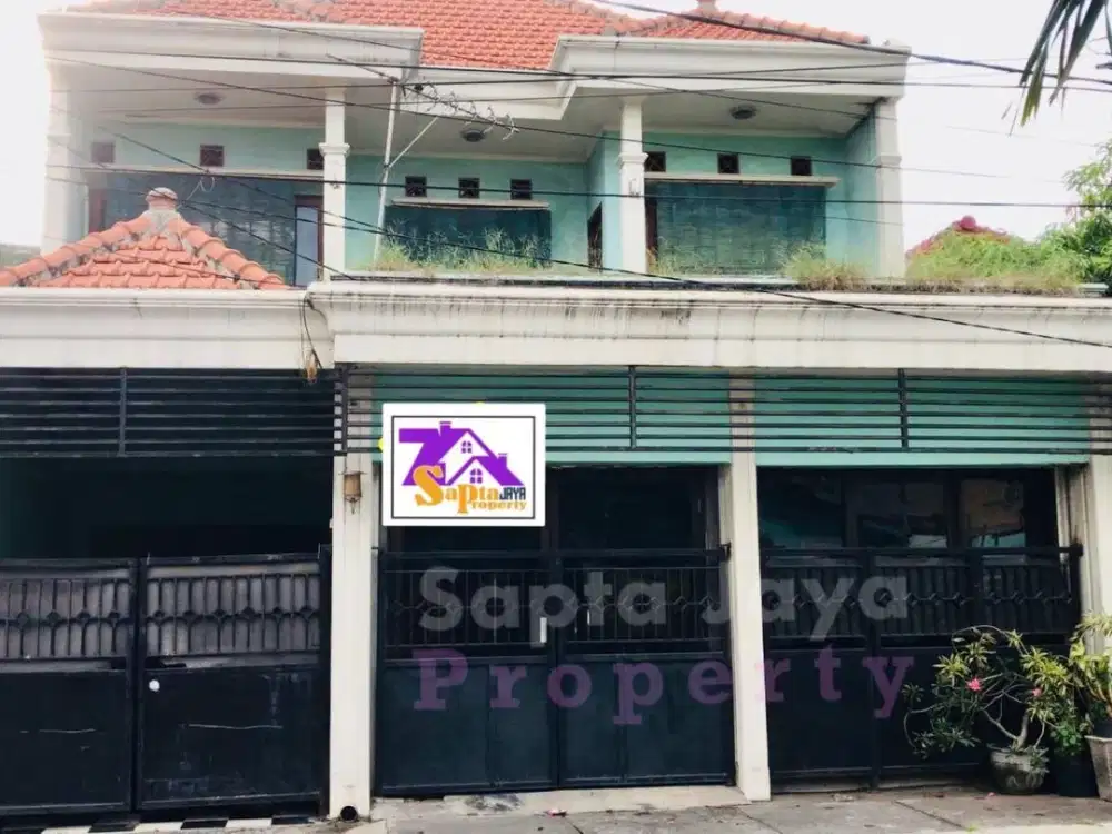 Dijual Cepat  Rumah Bekas Usaha dan Tempat Tinggal Di Kebraon Surabaya