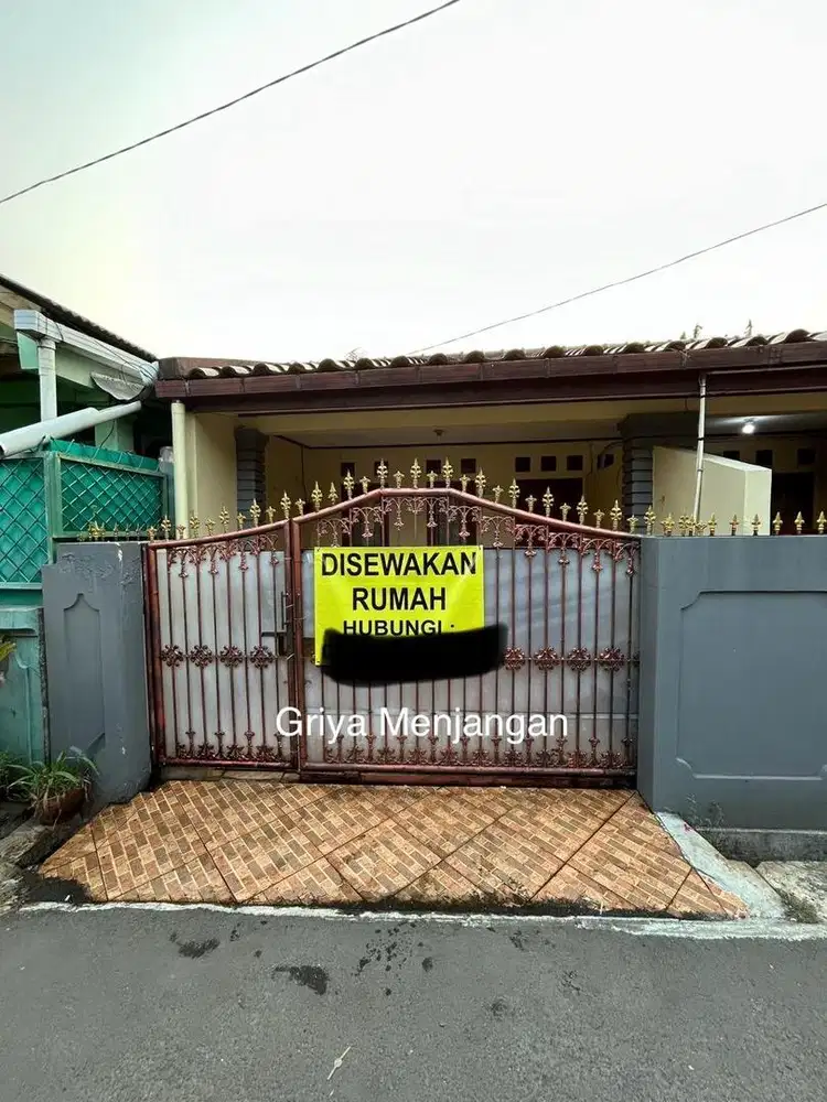 Disewakan rumah 1 kamar tidur dekat stasiun jurang mangu