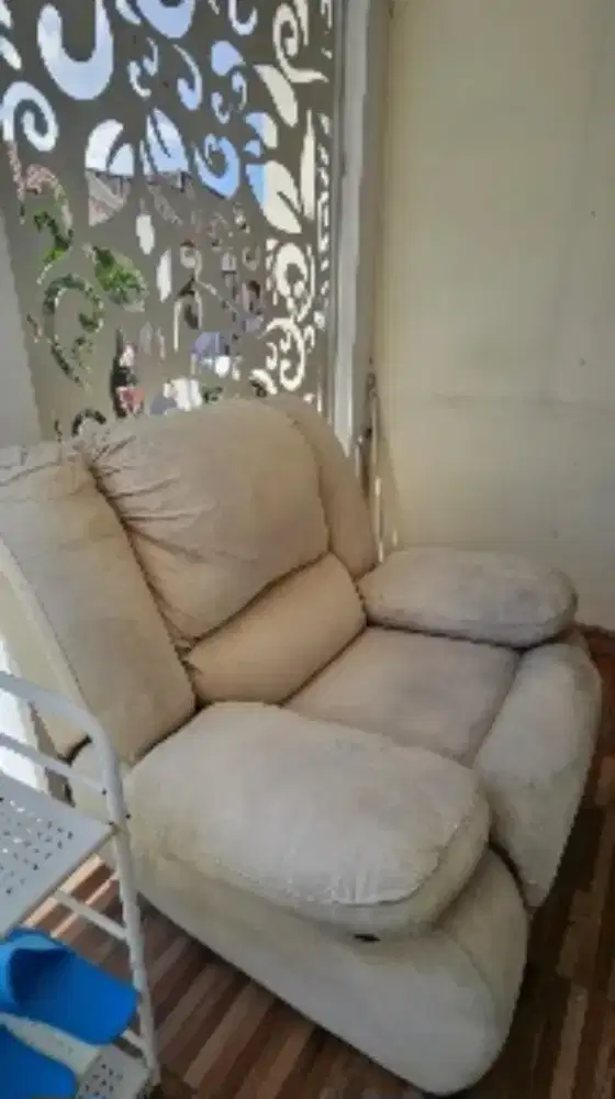 Sofa reclining coklat cheers