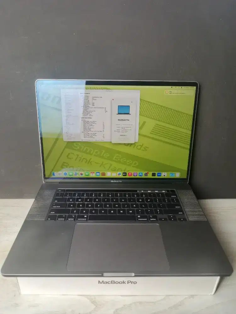 Macbook pro 2019 16inch 32/512
