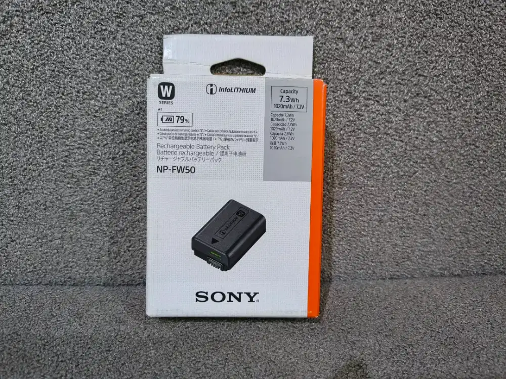 Baterai Batre Batere Sony Np Fw50 Ori Original for A7 A7ii A6000 A6400